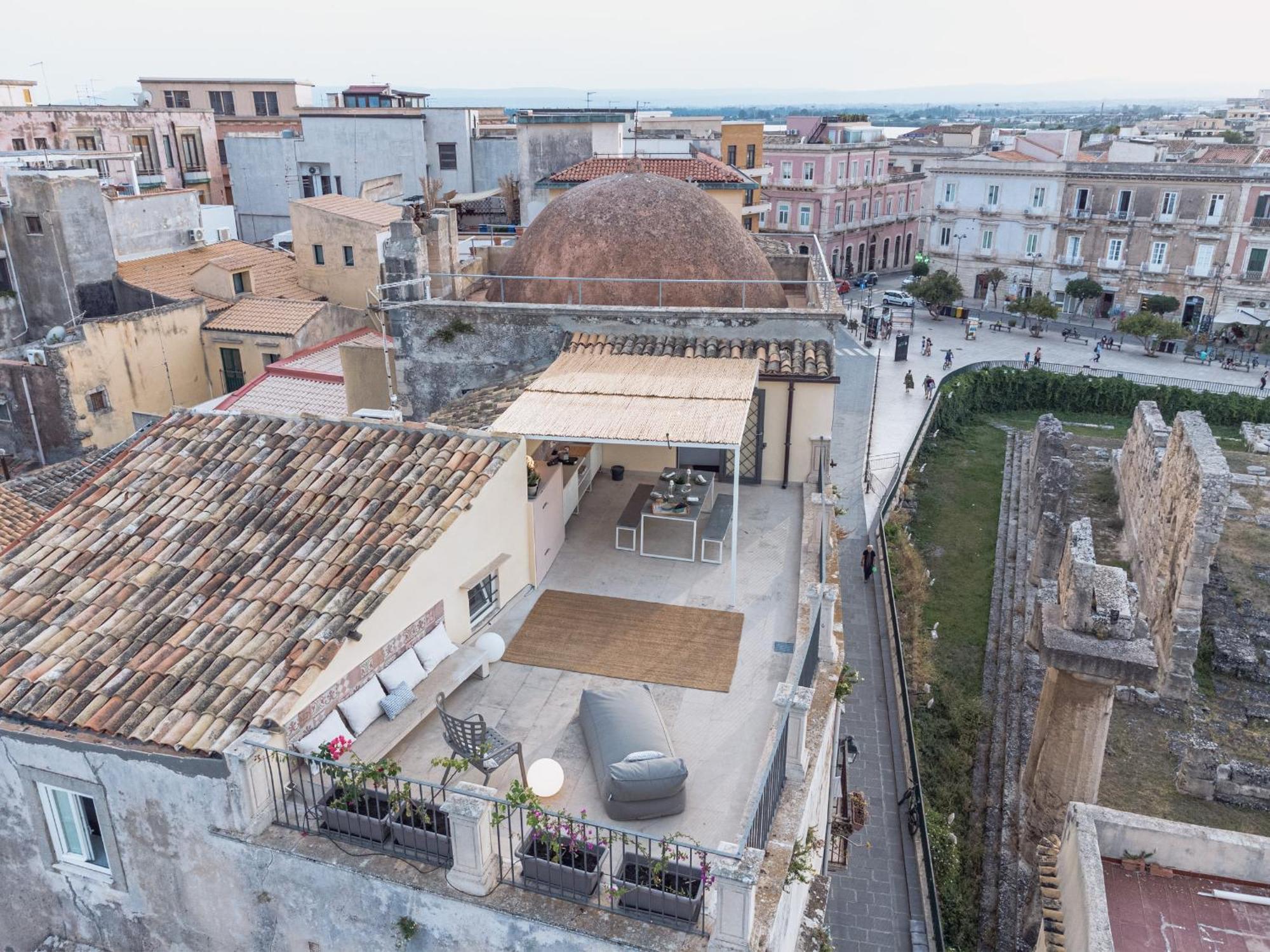 Alma Maris Terrazza Al Tempio By Bed&Bros Apartment Syracuse Bagian luar foto